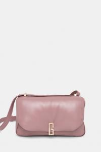 Кожаная сумка Alizee Guess, розовый