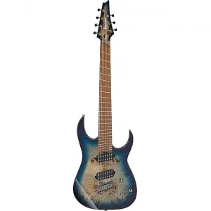 Электрогитара IBANEZ RGMS7PB-CBS 7-струнная мультимасштабная - космический синий солнце.