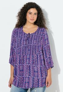 Блуза Ulla Popken Blouse, Dark Blue