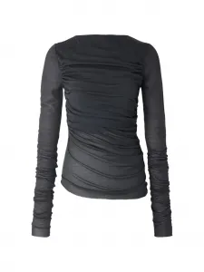 Топ Gaia с вырезом-лодочкой Soeur, серый