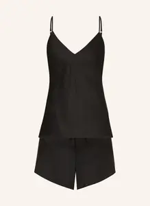 Короткая пижама silk sensuality из атласа Triumph, черный
