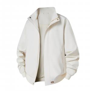 Куртка Unisex Hooded Moderate Workwear WARRIOR, айвори белый[free diy badge]