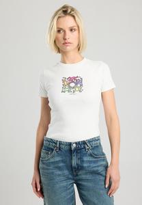 Футболка с принтом EDITH America Today, кремовый