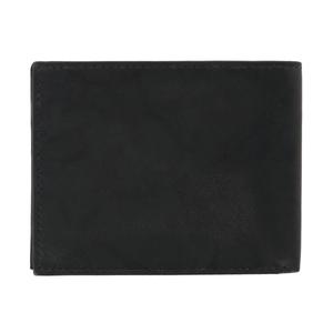Мужской кожаный кошелек Dakota с RFID-картой, складывающийся в два сложения Buxton, черный
