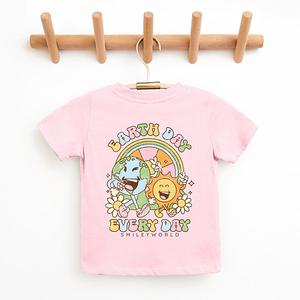 Футболка Smileyworld Earth Day Every Day The Juniper Shop, Pink