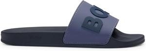 Мужские слайды Kirk Slid Rubber с рельефным логотипом, размер BOSS, Navy