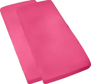 Детская простыня на резинке Murnau, 2 шт., розовая, 60x120 см - 70x140 см Erwin Müller