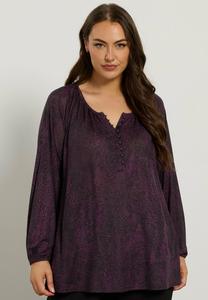 Блуза Evans ABSTRACT BALLOON SLEEVE , Purple