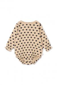 Детский комбинезон CHLEO ROMPER GOTS с хлопком Konges Sløjd, бежевый