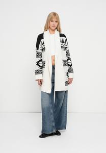 Кардиган Noisy May NMLEISE COATIGAN , Eggnog/Black/Beige