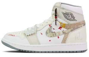 Air 1 Vintage баскетбольные кроссовки Unisex высокие Jordan, экрю