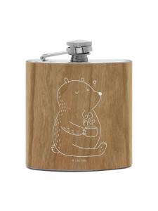 Mr. & Mrs. Panda Фляжка Медведь Утренний кофе без слов коричневым