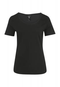 Футболка Natural Comfort, круглый вырез, одинарный трикотаж, женская CALIDA, черный