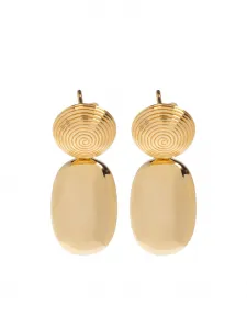 Серьги Carla с спиральным декором Lie Studio, золотистый