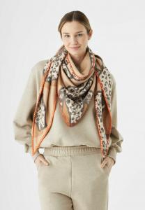 Шарф Codello DREIECK MIT LEO-MOTIVEN, Beige