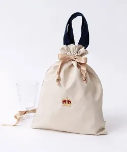 Сумка-шоппер на завязках, размер M (сумка для обуви) Panpantutu, цвет Crown / Champagne