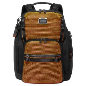 TUMI Рюкзак полиэстер средний размер мужской черный и желтый