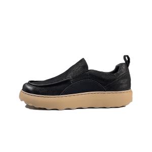Devanro Мужские повседневные кроссовки Low Top черные, цвет Black