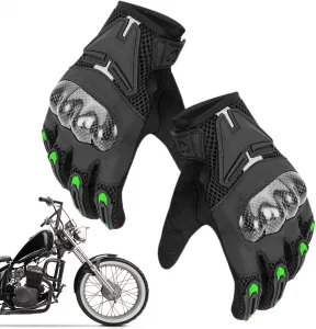 Мотоциклетные перчатки для мужчин Мотоциклетные перчатки с сенсорным экраном Мотоциклетные перчатки для езды по шоссе, гонок, велоспорта, скалолазания, мотокросса, grün