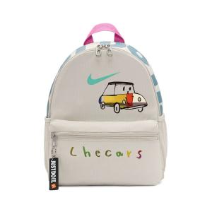 Nike Тканевый рюкзак обычный детский серый белый, Small Wheel Lacquer