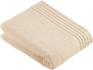 Полотенце для сауны Vossen "Vienna Style Supersoft", (1 шт.), с каймой 100х150 см (1 шт.), цвет natur