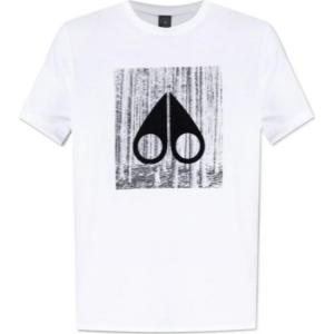 Графическая футболка с принтом Moose Knuckles, белая