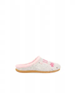 Домашние открытые тапочки-тапки для девочки с съемной стелькой Hot Potatoes, серый