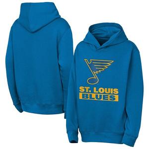 Худи youth blue st louis blues back to basics Outerstuff