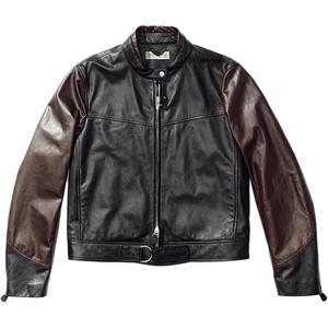 Emporio Armani, SS25 кожаная куртка мужская OUR LEGACY, черный/коричневый