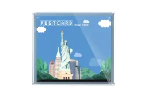 LIGHT YOUR BRICKS Compatibility Building Block 40569 London Postcard Display Case Model Accessories LYB