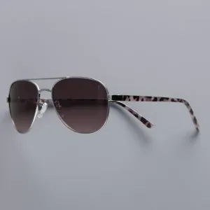 Женские авиаторские очки Kade 50 мм Simply Vera Vera Wang, цвет silver white tortoise
