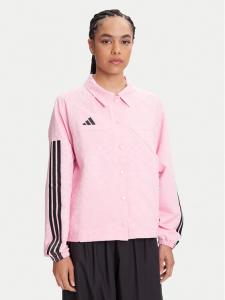 Демисезонная куртка loose fit Tiro x Common Goal Coaches JL7648 Adidas, розовый