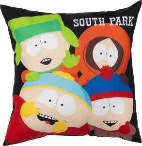 Подушка Южный Парк - плюшевая декоративная подушка, подушка под голову, подушка на сиденье, черная, 40 x 40 см United Labels
