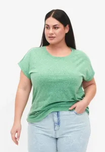Базовая футболка с короткими рукавами Zizzi, Jolly Green Mél