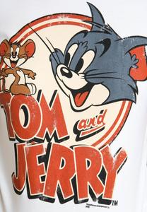 Футболка с принтом TOM & JERRY  LOGOSHIRT, белый