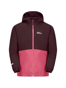 Двухцветная куртка с капюшоном Jack Wolfskin, розовый