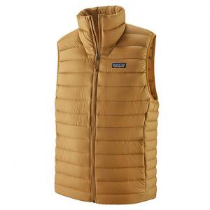 Мужской пуховый жилет-свитер Patagonia, коричневый