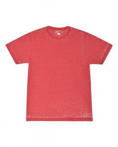 Футболка с эффектом выгорания от кислотной стирки Colortone, цвет ruby