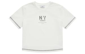 MLB Футболка New York Yankees Basic Collection SS25 женская ivory