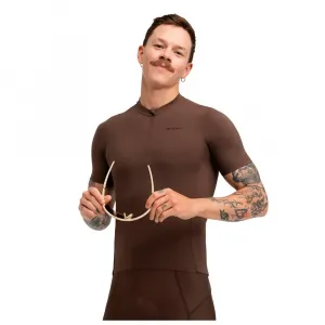 Джерси с коротким рукавом Siroko GM5 Terraquest, коричневый