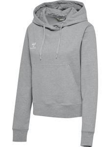 Толстовка с капюшоном "Hmlgo 2.0 Hoodie Woman" серого цвета Hummel
