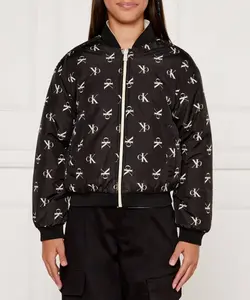 Двуличный Бомбер Relaxed fit Calvin Klein Jeans, черный