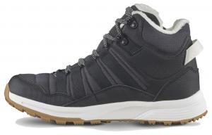 DECATHLON Женские альпинистские походные ботинки SH500, износостойкие, дышащие, средней высоты, черно-серые