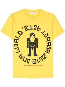 Walter Van Beirendonck футболка с логотипом, желтый