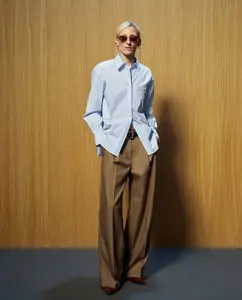 Рубашка в полоску Sfera, белый