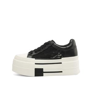 Rosa Bianca Легкие и дышащие женские лоу-топы для скейтбординга черные с овчинной стелькой, цвет Black (Sheepskin Insole)