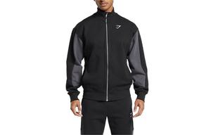 Куртка Pique мужская черная/серый агат GYMSHARK