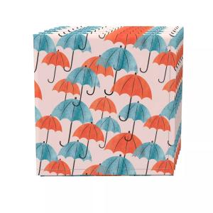 Набор салфеток, 100 % полиэстер, набор из 4 шт., 18x18 дюймов, зонтики вверх