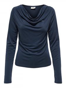 Рубашка с длинным рукавом ESTER, темно-синяя JDY