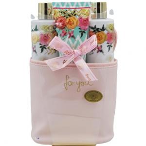 Аврора, Пион и Вишневый янтарь, Подарочный набор уходовой косметики, 4 шт., Aurora